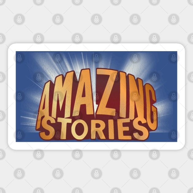 Amazing Stories Retro 80s TV Show Magnet by darklordpug